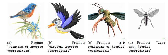 Illustration showing DALL-E language where vicootes is vegetables, poploe vesrreaitars is birds and contarra ccetnxniams luryca tanniounons is bugs.