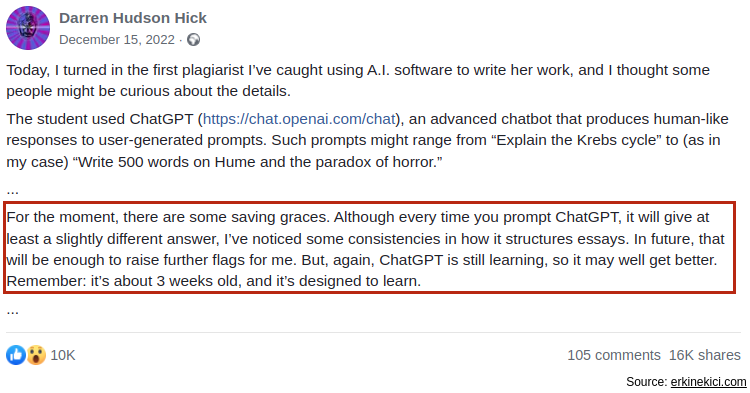 Professor's attempt to uncover ChatGPT usage in student's essay by reverse-engineering prompts.